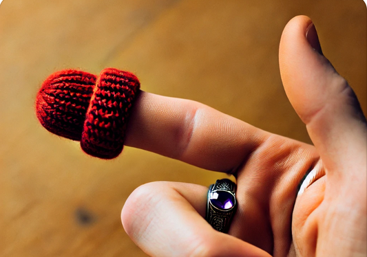 Red Finger Hat